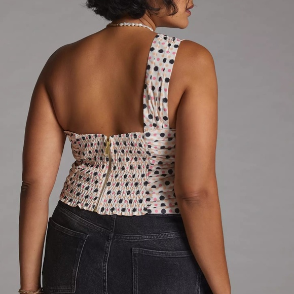 Maeve by Anthropologie Bow-Tie One-Shoulder Tank - Picture 2 of 14